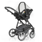 Plasa de insecte pentru scoica si scaun auto bebelusi, protectie tantari, 0+ luni, neagra, Reer — изображение 3