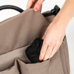 Plasa de insecte pentru scoica si scaun auto bebelusi, protectie tantari, 0+ luni, neagra, Reer — изображение 6