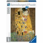 Puzzle Gustav Klimt - Sarutul, 1000 piese RAVENSBURGER