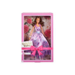 Papusa Barbie de colectie Birthday Wishes in rochie liliac MATTEL - imagine 4