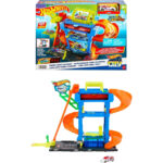 Set de joc Hot Wheels City Tunnel Twist Spalatorie Auto MATTEL