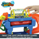 Set de joc Hot Wheels City Tunnel Twist Spalatorie Auto MATTEL - imagine 5