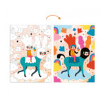 Set de creat tablouri cu nisip Priviri vesele Djeco - imagine 4