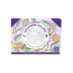 Mapa cu 3 postere de colorat Pasari Djeco