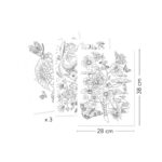 Mapa cu 3 postere de colorat Natura Djeco - imagine 3