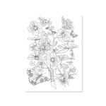 Mapa cu 3 postere de colorat Natura Djeco - imagine 4