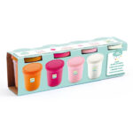 Plastilina 4 Culori (orange,roz pal,roz inchis,alb) Djeco