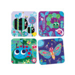 Set creativ de razuit Insecte prietenoase Djeco - imagine 3