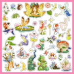 Abtibilduri metalice Fiinte fantastice Djeco — изображение 2