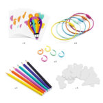 Set creativ Artistic Aqua Kawaii keyring DJECO — изображение 3