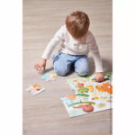 Puzzle Prietenii din gradina 20 piese Janod - imagine 4