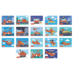 Joc educativ magnetic Pompieri Janod — изображение 3