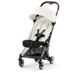 Carucior plimbare Coya Chrome Off White -alb inchis CYBEX