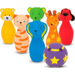 Jucarie bowling pentru copii Colorful Bowling Friends KSKIDS - imagine 2