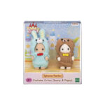 Set 2 figurine in costum epuras, catelus Sylvanian Families