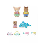 Set 3 figurine la plaja Sylvanian Families — изображение 3