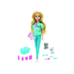 Set de joaca Papusa cu accesori Vet Set Dreameez FUNVILLE