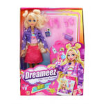 Set de joaca Papusa cu accesori Travel Dreameez FUNVILLE