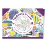 Mapa cu 3 postere de colorat Japonia Djeco