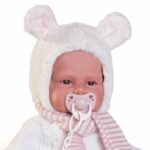 Papusa Babydoo interactiva in salopeta pufoasa 50 cm Antonio Juan — изображение 2