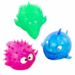 Jucarie antistres Flashing Sealife Bead Ball cu lumina in asort. Keycraft