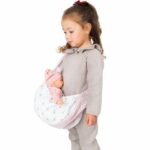 Papusa bebe interactiva Petit in solopeta roz cu prelungitor 27cm Antonio Juan — изображение 4