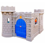 Casuta Castel Clasic cu tobogan Little Tikes