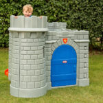 Casuta Castel Clasic cu tobogan Little Tikes - imagine 4