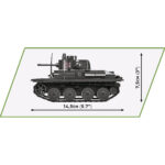 CONSTRUCTOR TANC MATILDA II VS PANZER 38T COBI - imagine 3