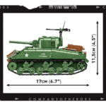 CONSTRUCTOR TANC SHERMAN M4A1 COBI — изображение 4