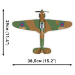 CONSTRUCTOR AVION HAWKER HURRICANE MK.1 COBI - imagine 3