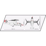 CONSTRUCTOR ELICOPTER BELL BOEING V-22 OSPREY 1136 piece COBI — изображение 3