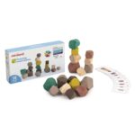 Joc Educativ Pentru Dezvoltarea Motricitatii Wood Stones MINILAND