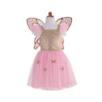 Rochie fluture aurie cu aripi, Marimea 5-7 Great Pretenders