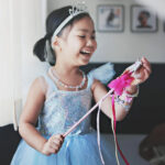 Rochie printesa cu paiete, albastra, Marimea 3-4 Great Pretenders - imagine 3