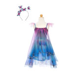Rochie fluture siinaripata, albastru / violet, marimea 3-4 Great Pretenders - imagine 2