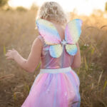 Set curcubeu, aripi si bagheta magica, marimea 4-6 Great Pretenders - imagine 3