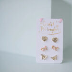 Cercei Dazzle Studded Earrings, 3 Sets Great Pretenders - imagine 2