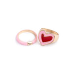 Inele Chic Tickled Pink Rings, 2 buc Great Pretenders