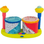 Jucarie primul meu set de tobe 12+luni Lamaze TOMY