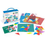 Joc Creativ Tangram Traditional Cu Piese Translucide MINILAND