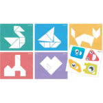 Joc Creativ Tangram Traditional Cu Piese Translucide MINILAND — изображение 3