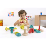 Joc Educativ Pentru Dezvoltarea Motricitatii Eco Suruburi Si Piulite MINILAND — изображение 4