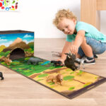 Covoras De Joaca Si Cutie Pentru Jucarii Trafic MINILAND — изображение 4