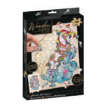 Puzzle din lemn cu unicorn 130 piece Grafix