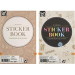 Carte de autocolante 16,5x11cm, 20 coli in asort. GRAFIX