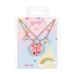 Set Coliere Inima roz - 2 buc SOUZA