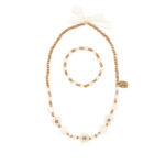 Set colier si bratara Alexa auriu SOUZA