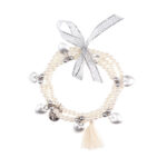 Bratara Elyane, silver hearts SOUZA