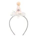 Tiara Ziua de nastere alb SOUZA